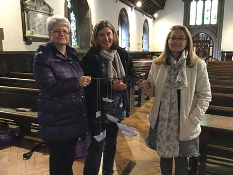 Artists in St Cuthbert's Church