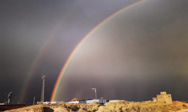 A Rainbow of hope over Blyth!