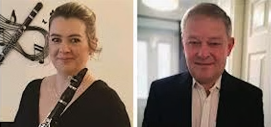 Rachael Cabey (Clarinet) and Nick Taylor (Piano) at Yamaha Music School